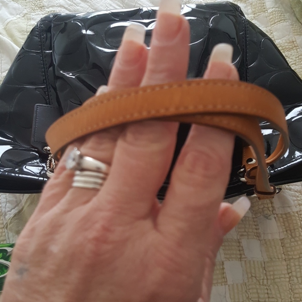 COACH "Leah" tote - Picture 6 of 8
